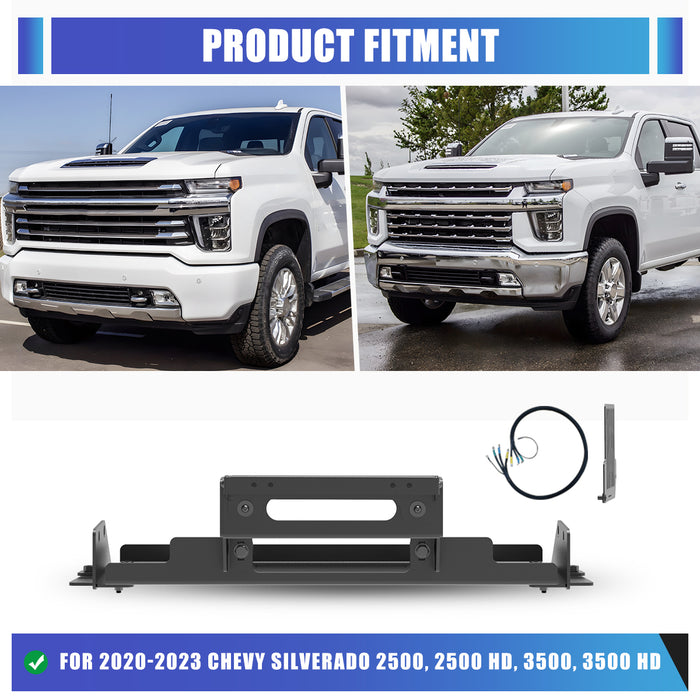 WOLFSTORM Front Bumper for 2020-2023 Chevy Silverado 2500/3500/2500 HD/3500 HD