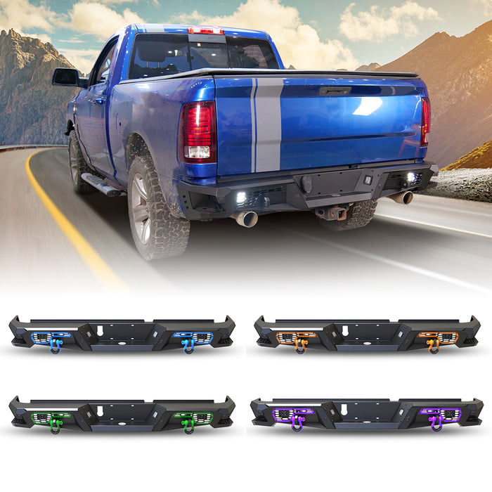 WOLFSTORM Rear Bumper for 2009-2018 Dodge Ram 1500