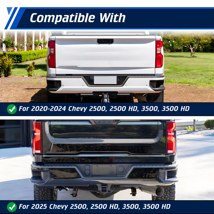 WOLFSTORM Rear Bumper for 2020-2026 Chevy Silverado 2500 HD/3500 HD