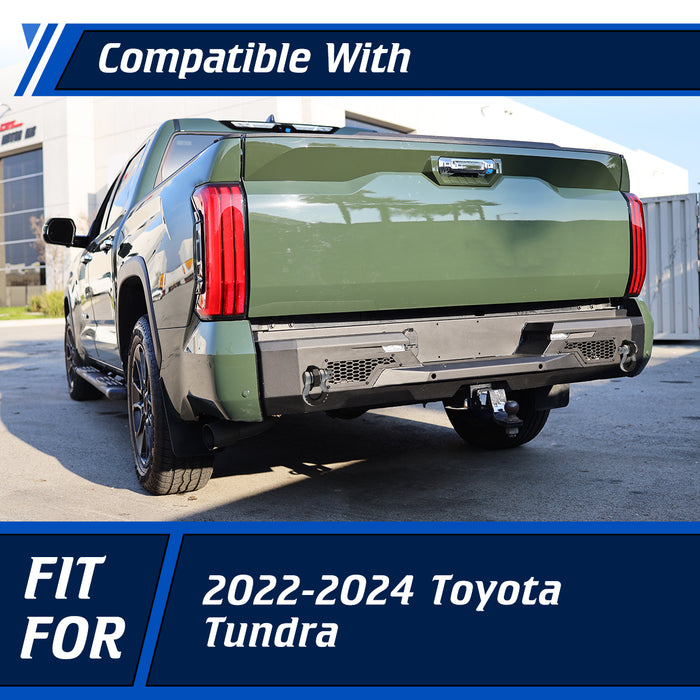 WOLFSTORM Rear Bumper for 2022-2026 Toyota Tundra