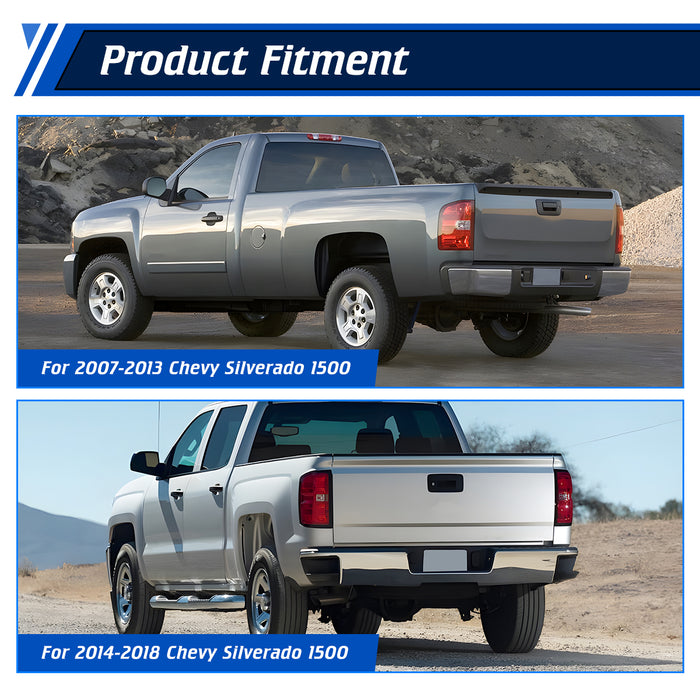 WOLFSTORM Rear Bumper for 2007-2018 Chevrolet Silverado 1500 and 2007-2018 GMC Sierra 1500