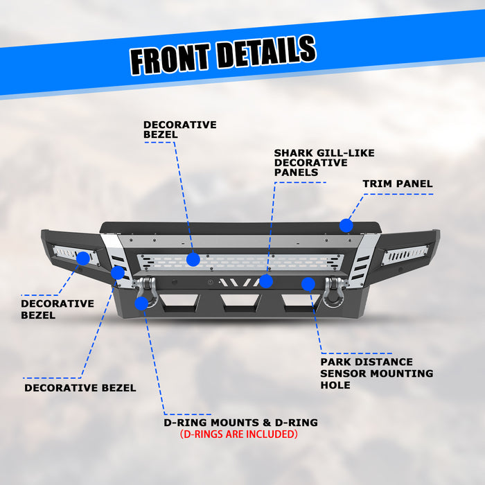 WOLFSTORM Front Bumper for 2017-2026 Ford F-250 F-350