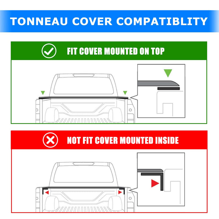 Universal Truck Bed Cross Bar for Full-Size and Mid-Size Trucks, Heavy-Duty Adjustable Cargo Support, Mounted on Inner Side of Truck Bed, Sold as Single Bar (Minimum 2 Bars Required for Use)