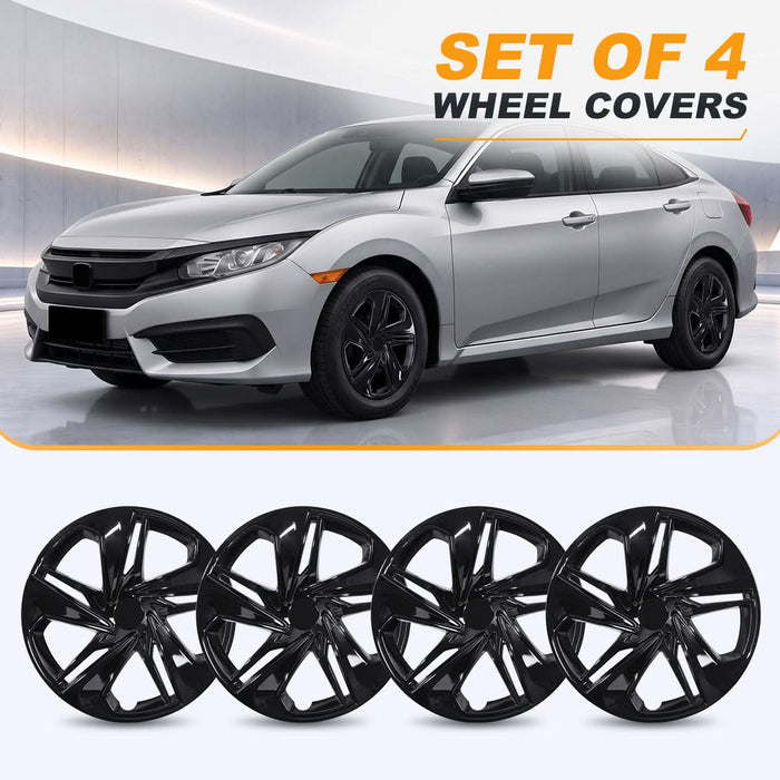 WOLFSTORM 16 Inch Hubcaps Wheel Cover for 2016-2026 Honda Civic SEDAN