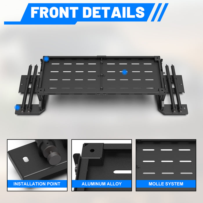 WOLFSTORM Cargo Rack Basket for 2018-2026 Jeep Wrangler JL 4-Door