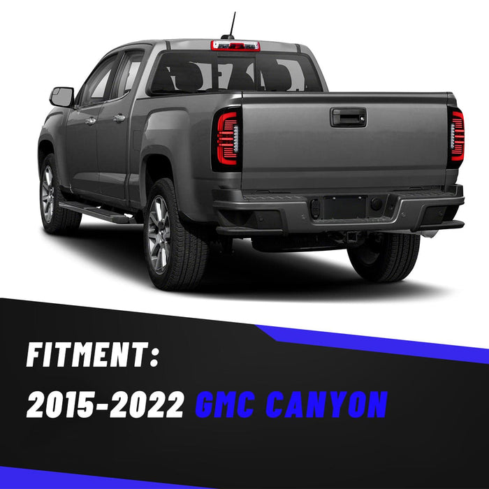 WOLFSTORM LED Taillights with Sequential Turn Signal for 2015-2022 GMC Canyon