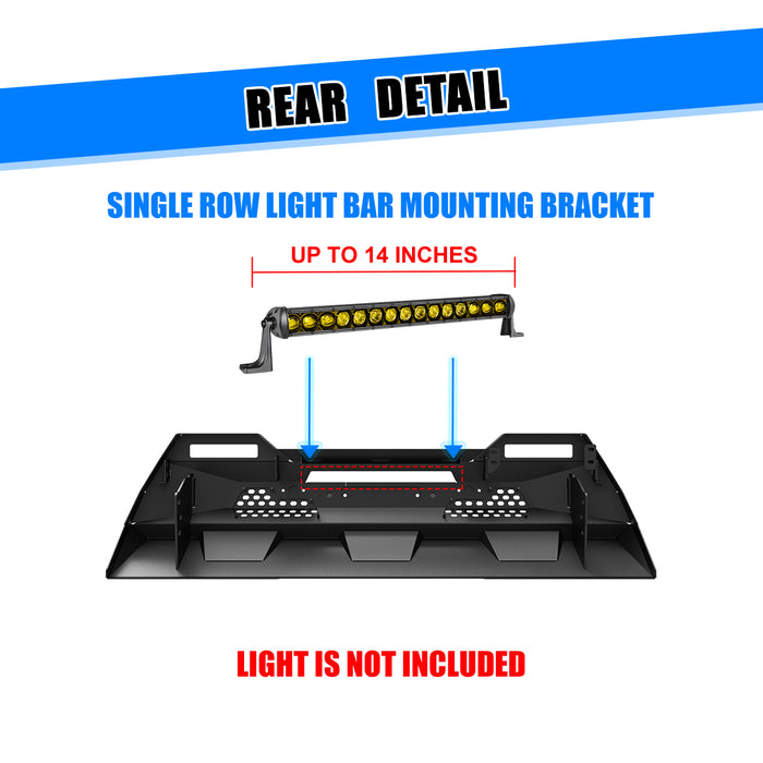 WOLFSTORM Front Bumper for 2024 2026 Toyota Tacoma