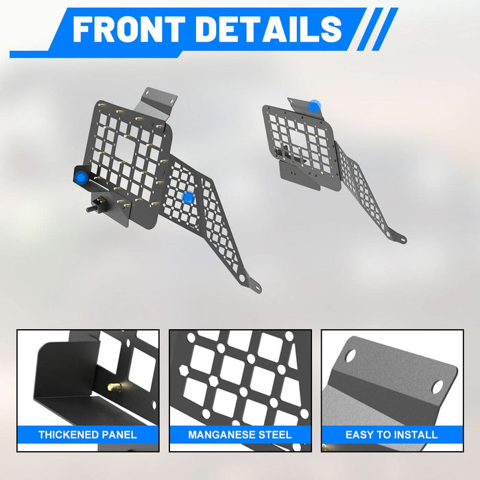 Wolfstorm Rear Window Flank Panel & Interior Storage Rear Trunk Cargo Rack Basket Tray Interior Storage Luggage Carrier for 2024-2025 TOYOTA LAND CRUISER