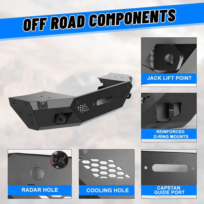 WOLFSTORM Ford Bronco 2021 - 2026(Not for Bronco Sport) Offroad Bumper