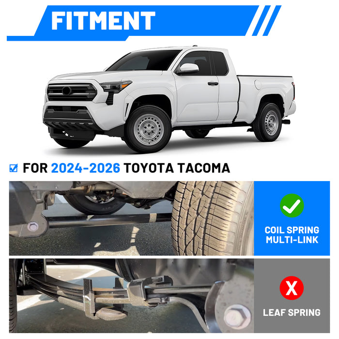 WOLFSTORM Trailing Arm Skid Plates for 24-26 TOYOTA TACOMA