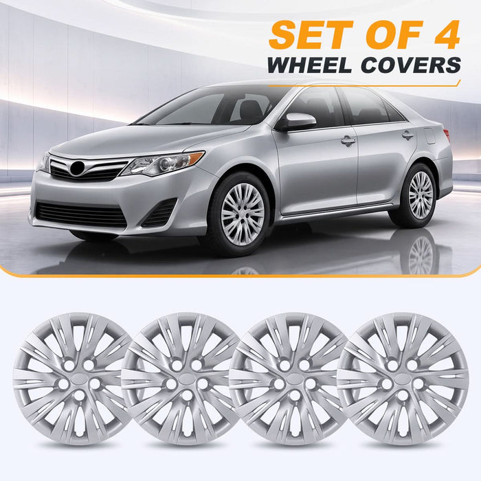 WOLFSTORM 4-Pack 16 Inch Wheel Rim Cover Hubcaps for 2012-2014 TOYOTA CAMRY