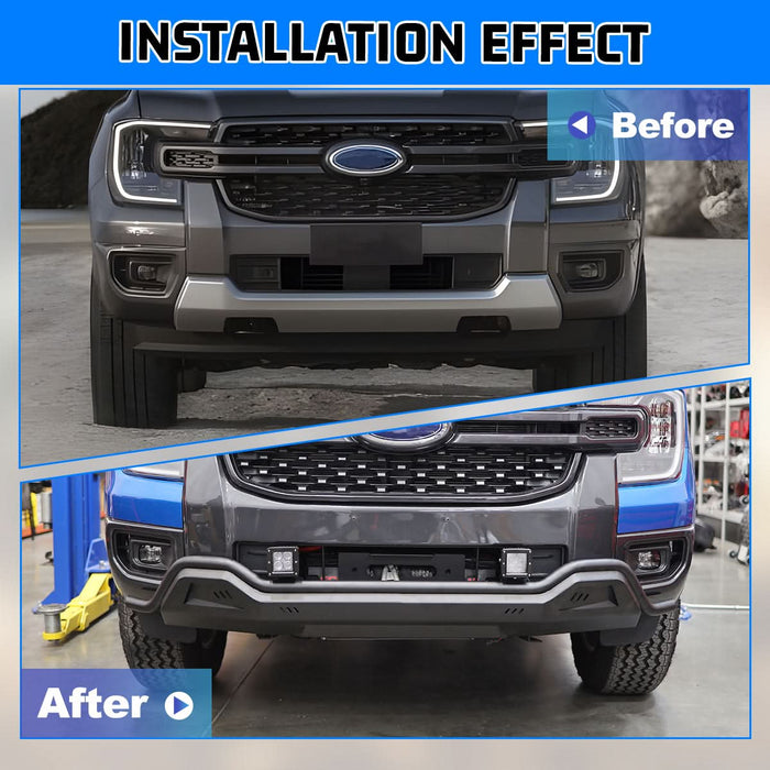 Wolfstorm Front Bumper Assembly Fits for 2024-2025 Ford Ranger