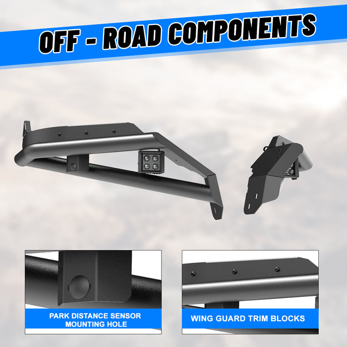 WOLFSTORM Pare-chocs avant pour camionnette tout-terrain Dodge RAM 1500 2013-2024