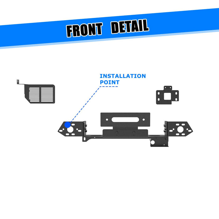 Wolfstorm Winch Plate Assembly Fits for 2024-2025 Ford Ranger
