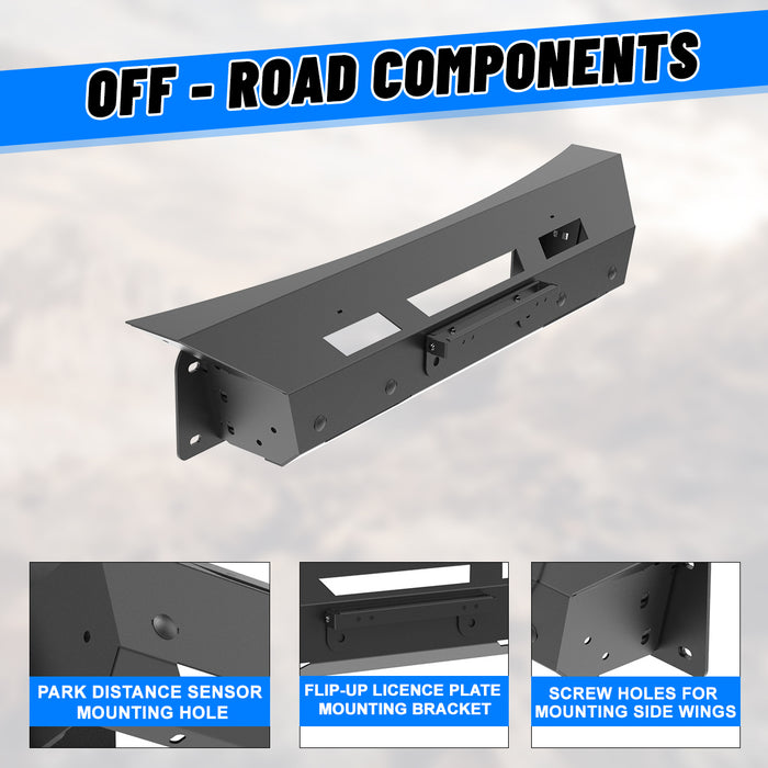 WOLFSTORM Pare-chocs avant pour camionnette tout-terrain Dodge RAM 1500 2013-2024