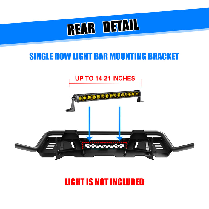 WOLFSTORM Front Bumper for 2024 2025 Toyota Tacoma