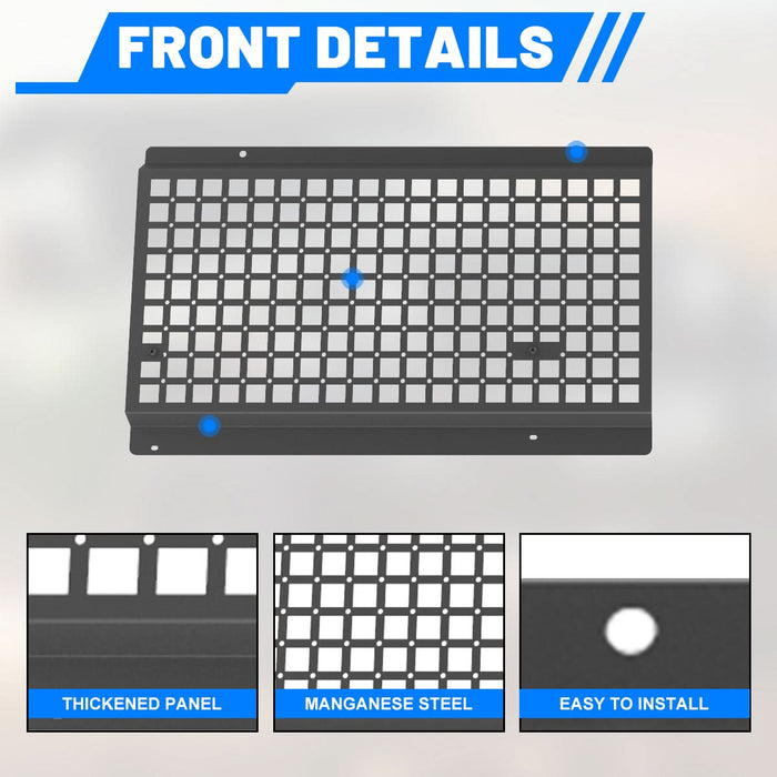 WOLFSTORM Rear Roll Bar Molle Panel for 2015-2025 Ford F-150 5.5 Short Bed