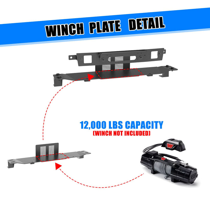 WOLFSTORM Front Bumper for 2019-2023 Ford Ranger