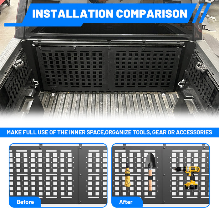Wolfstorm Front Bed MOLLE Panel Fit for 2024-2026 TOYOTA TACOMA
