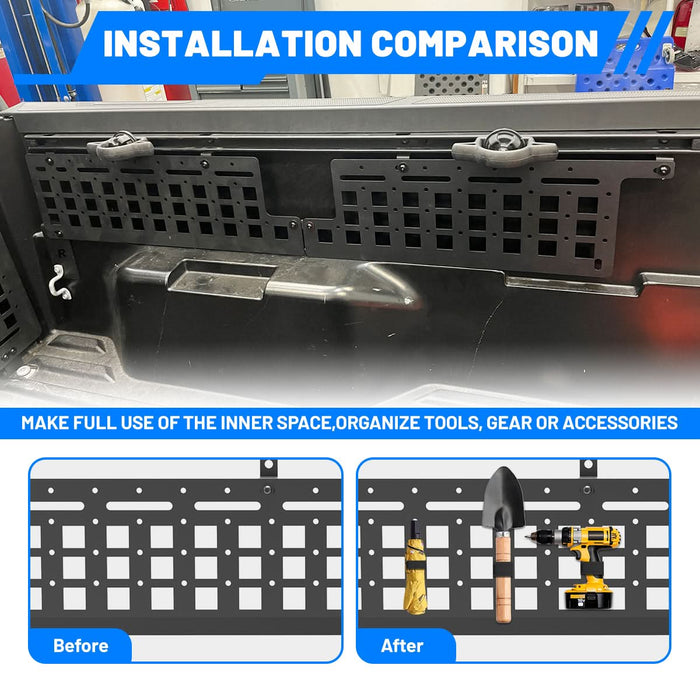 Wolfstorm Side Bed MOLLE Panel Fit for 2024-2026 TOYOTA TACOMA 5-ft Bed