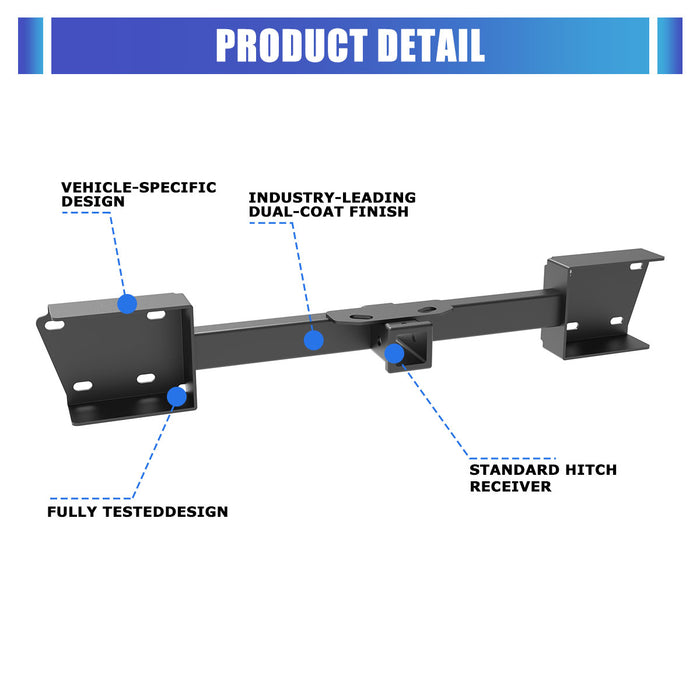 Wolfstorm Trailer Hitch For 2019-2025 Subaru Ascent