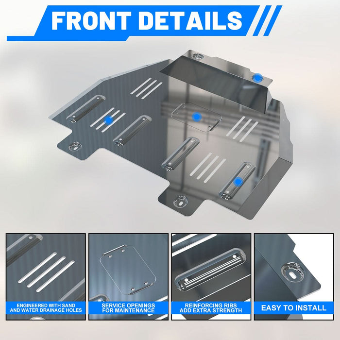 Transmission Skid Plate for 2024-2026 Toyota Land Cruiser 250 From Wolfstorm