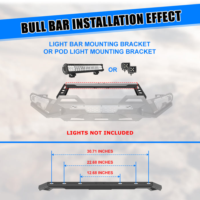 WOLFSTORM Front Bumper for 2024 - 2026 Toyota Tacoma