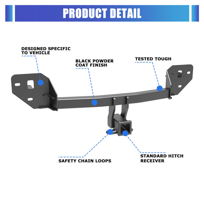 Wolfstorm Trailer Hitch For 2020-2025 Subaru Outback & Subaru Legacy