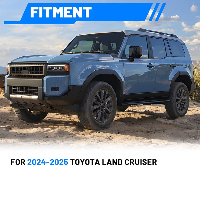 Wolfstorm Rear Window Flank Panel & Interior Storage Rear Trunk Cargo Rack Basket Tray Interior Storage Luggage Carrier for 2024-2025 TOYOTA LAND CRUISER