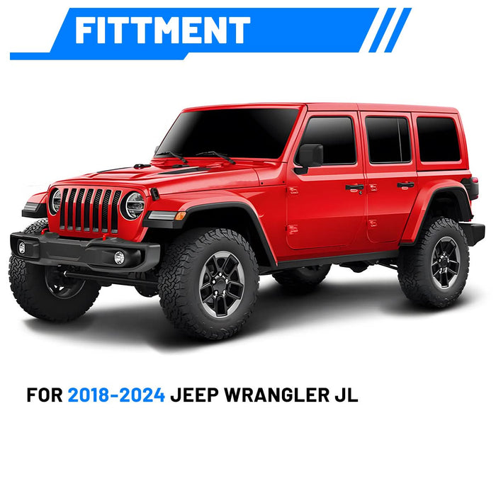 WOLFSTORM Interior Roof Rack Molle Panel for The 2018-2025 Jeep Wrangler JL