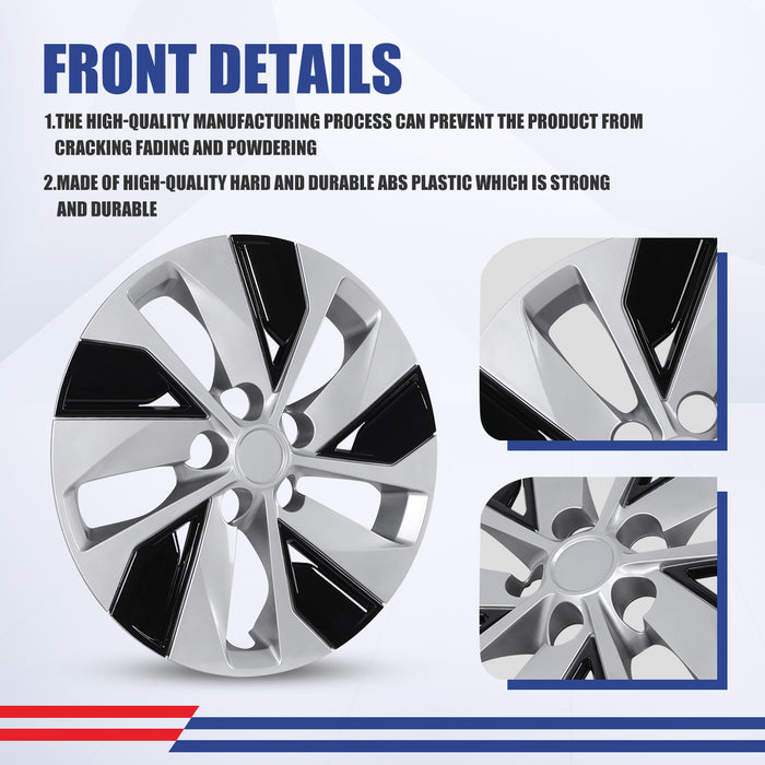 WOLFSTORM 16 Inch Hubcaps Wheel Cover Fit for 2019-2025 Nissan Altima