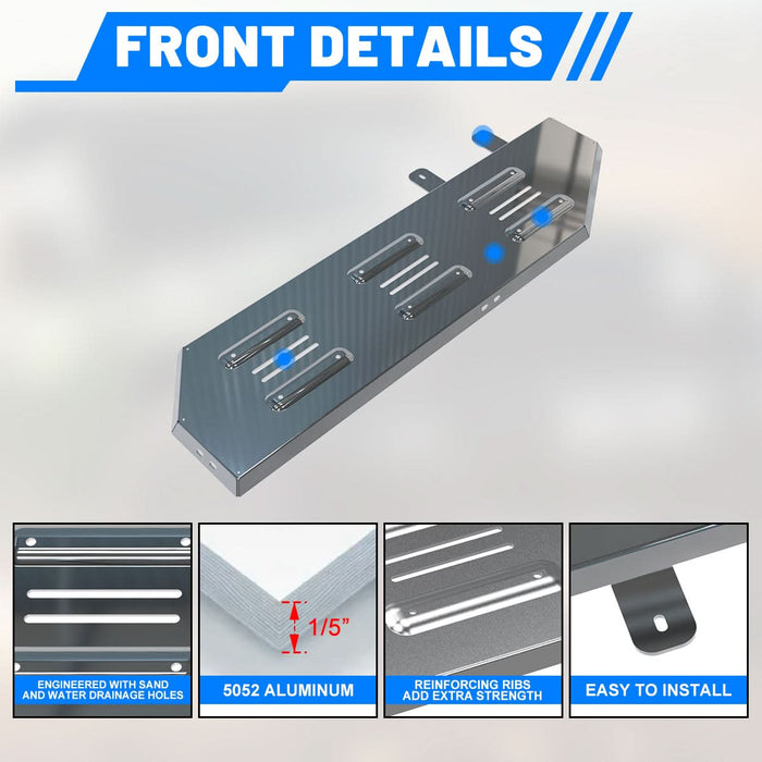 Aluminum Fuel Tank Skid Plate for 2024-2026 Toyota Land Cruiser 250 From Wolfstorm