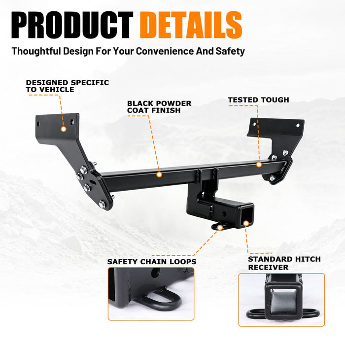 Wolfstorm Trailer Hitch For 2021-2026 Nissan Rogue ALL