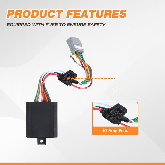 4-Pin Trailer Wiring Harness, Fits for 2008-2019 Toyota Highlander From Wolfstorm