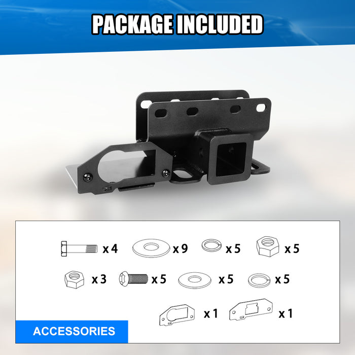 WOLFSTORM 2021-2025 Ford Bronco Towing Hitch Receivers 2 Inch with Cover Kit