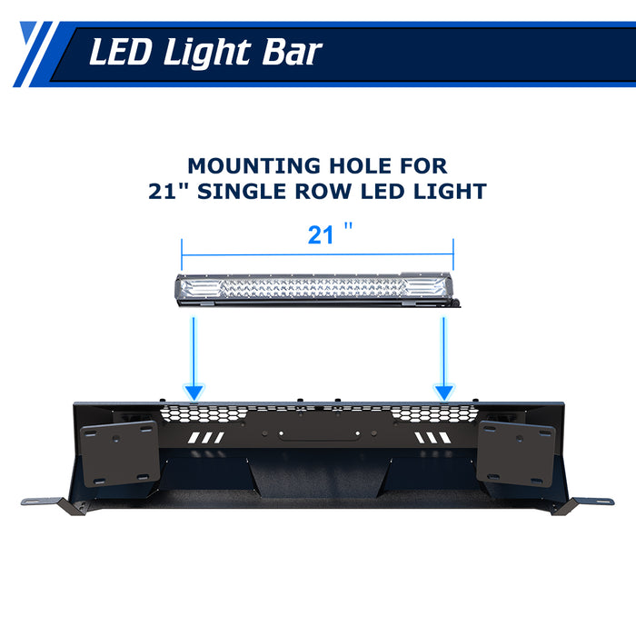 WOLFSTORM Front Bumper For 2022-2026 Toyota Tundra Pickup Truck