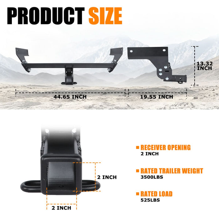 Wolfstorm Trailer Hitch For 2021-2026 Nissan Rogue ALL