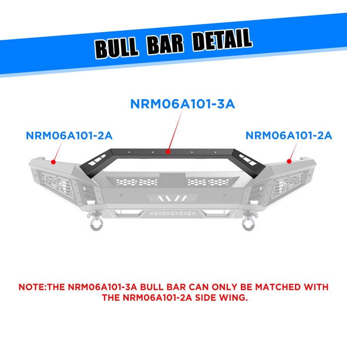 WOLFSTORM Front Bumper for 2025 Ram 1500