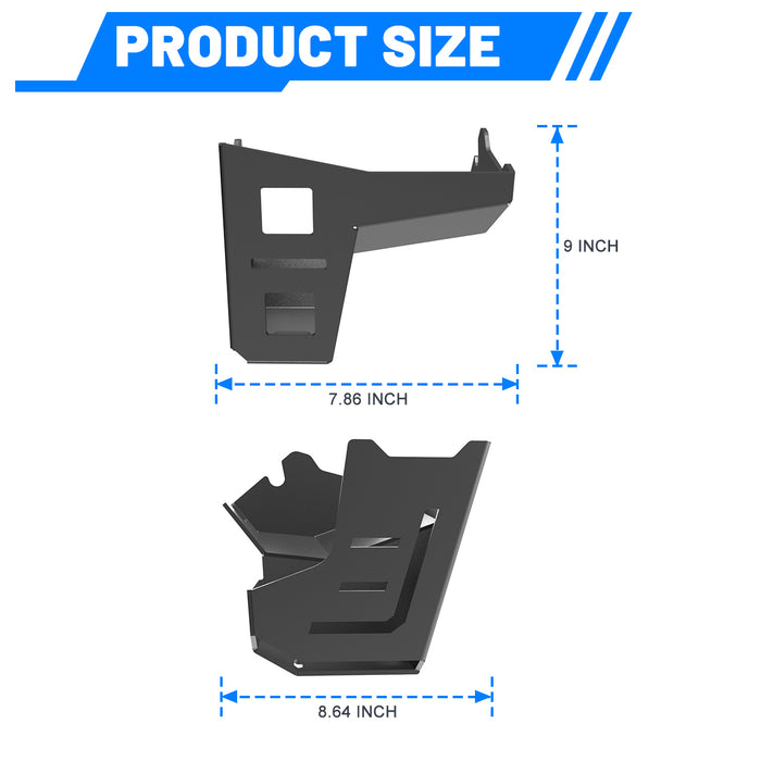 WOLFSTORM Trailing Arm Skid PlatesRear Shock & Link Skid Plates for 24-26 TOYOTA TACOMA
