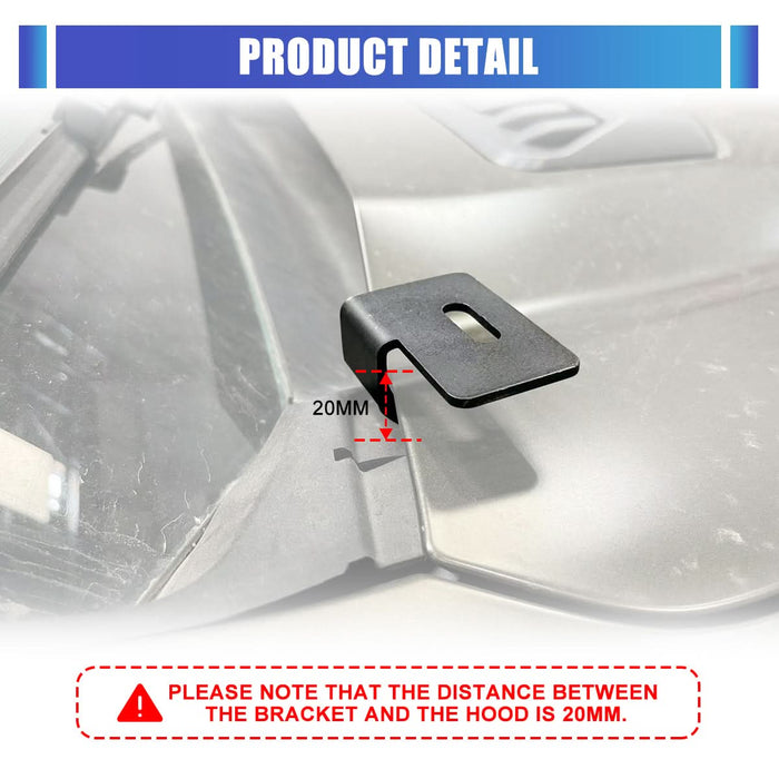 WOLFSTORM A-Pillar LED Lights Bar Mounting Brackets for 2004-2014 Ford F-150