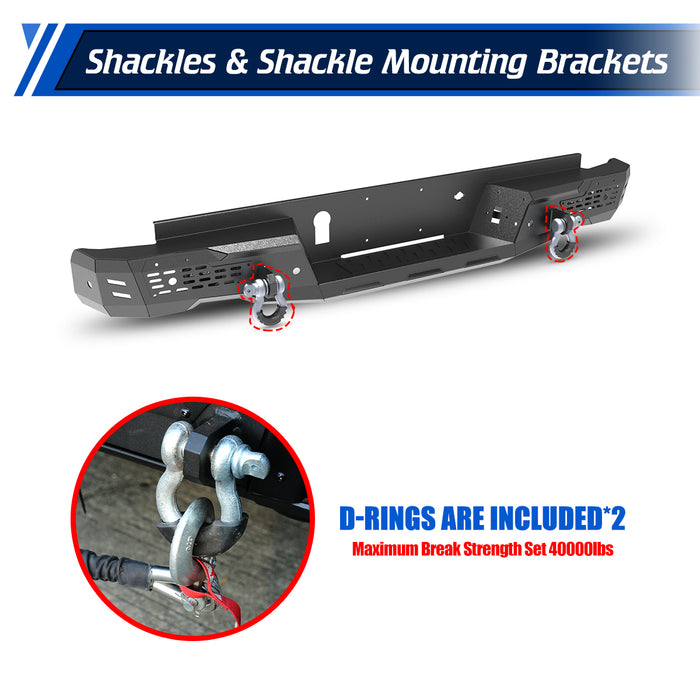 WOLFSTORM Rear Bumper for 2024-2026 Ford Ranger