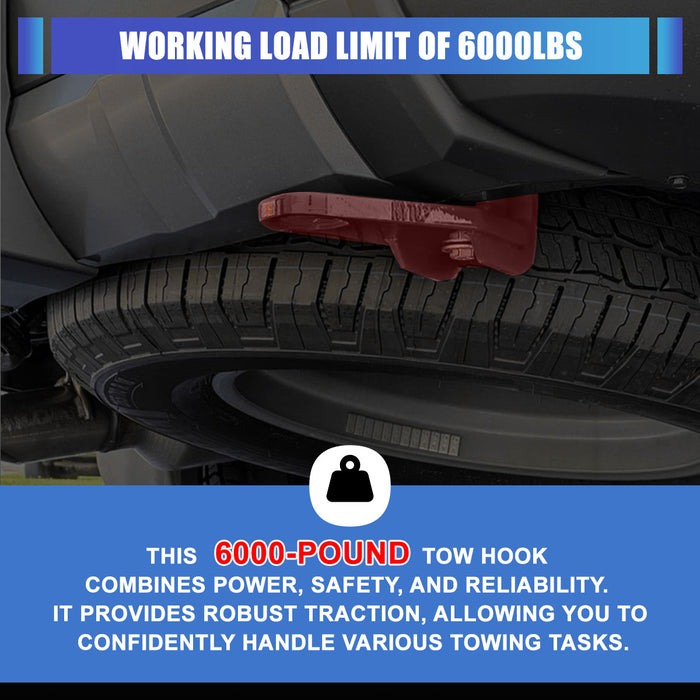 Rear Tow Towing Hook for 2024-2026 Toyota Land Cruiser 250/Lexus GX550