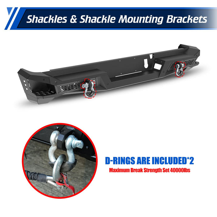 WOLFSTORM Rear Bumper for Dodge 2025 Ram 1500