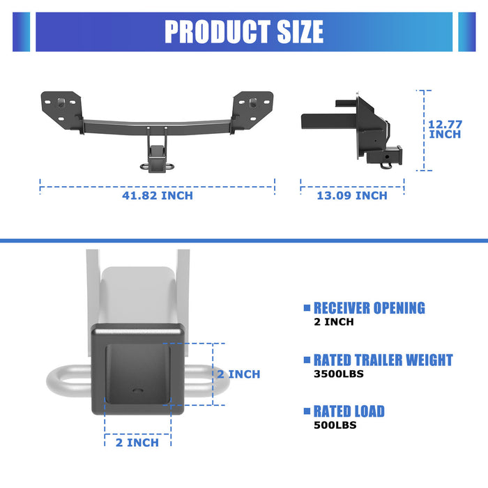 Wolfstorm Trailer Hitch For 2020-2025 Subaru Outback & Subaru Legacy