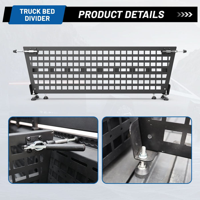 Wolfstorm Interior Storage Rear Trunk Cargo Rack Basket Tray Interior Storage Luggage Carrier for 2024-2025 Tesla Cybertruck