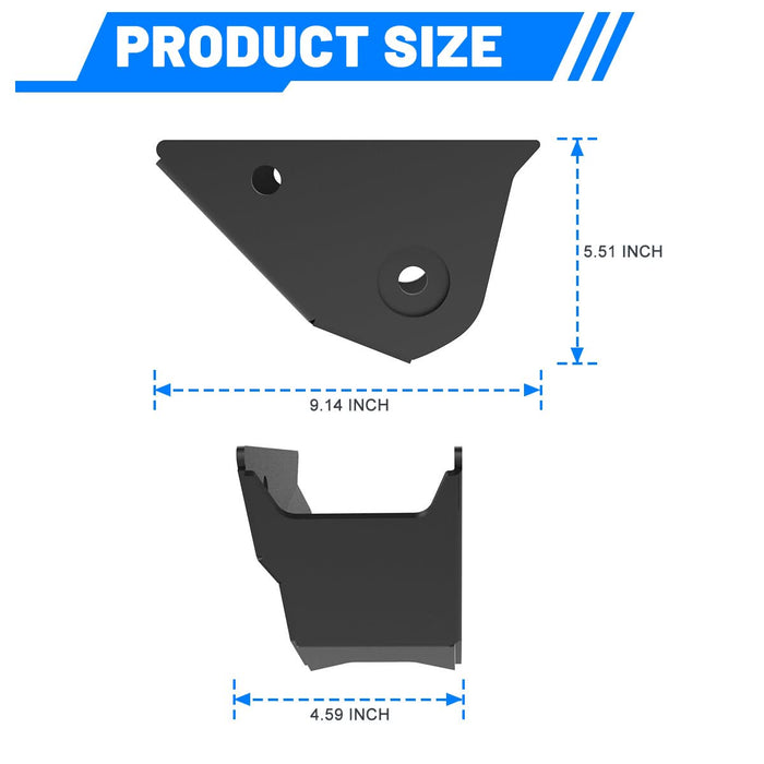 WOLFSTORM Trailing Arm Skid Plates for 24-26 TOYOTA TACOMA