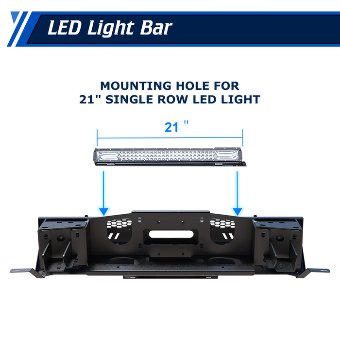 WOLFSTORM Front Bumper For 2022-2026 Toyota Tundra Pickup Truck