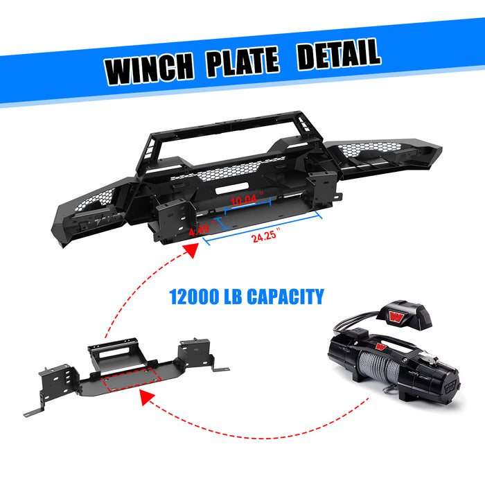 WOLFSTORM Front Bumper for 2024 - 2026 Toyota Tacoma