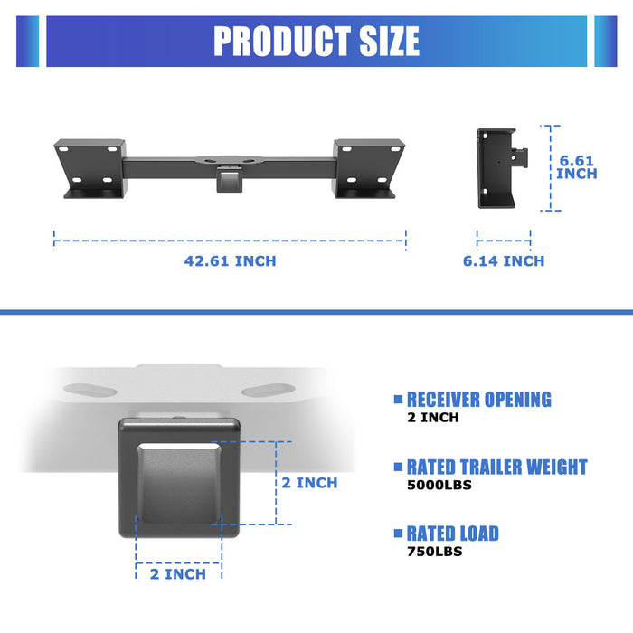 Wolfstorm Trailer Hitch For 2019-2025 Subaru Ascent