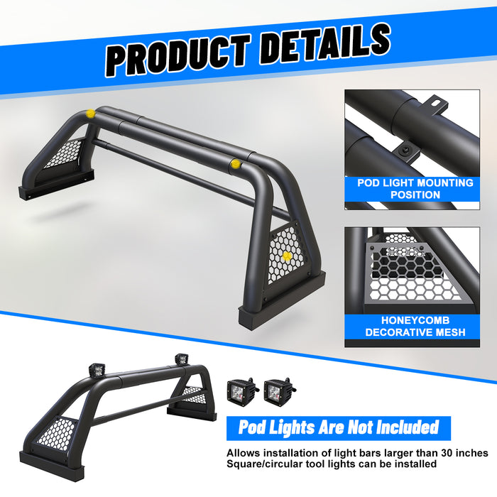 WOLFSTORM Arceau de sécurité universel pour camionnettes pleine taille